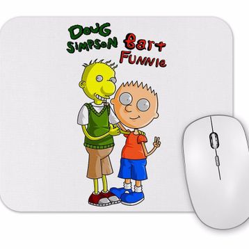Baskı Dükkanı Bart Funnie E Doug Simpson Mouse Pad