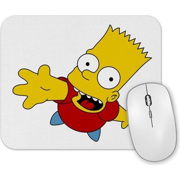Baskı Dükkanı Bart Simpsons Mouse Pad
