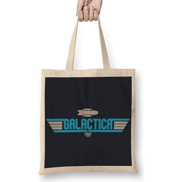 Baskı Dükkanı Battlestar Galactica Bez Çanta