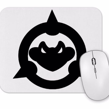 Baskı Dükkanı Battletoads Logo Preta Mouse Pad