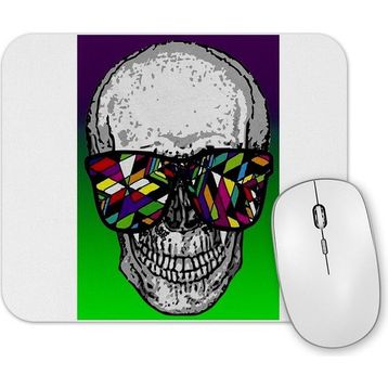 Baskı Dükkanı Beard Skull Mouse Pad