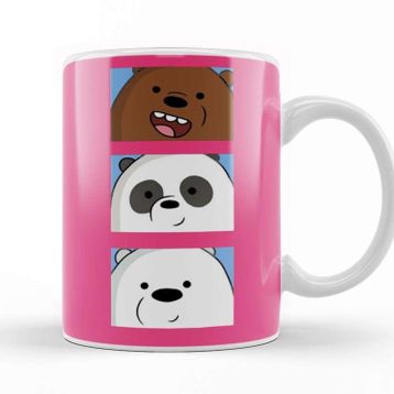 Baskı Dükkanı Bears Love We Bare Bears Kupa