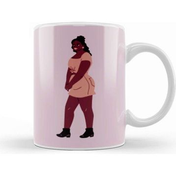 Baskı Dükkanı Beautiful Black Woman Kupa
