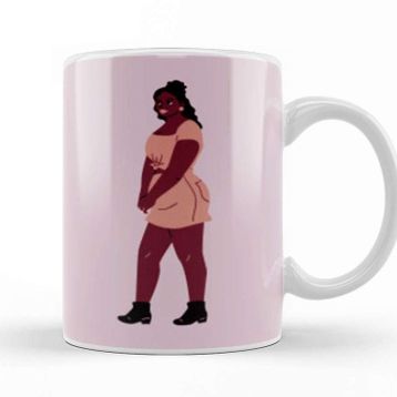 Baskı Dükkanı Beautiful Black Woman Kupa