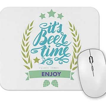 Baskı Dükkanı Beer Time Enjoy Mouse Pad