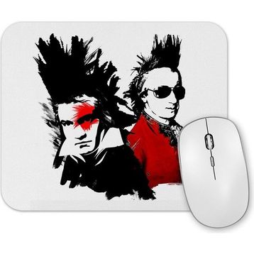 Baskı Dükkanı Beethoven Mozart Punk Mouse Pad