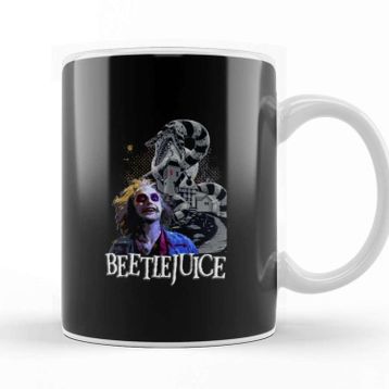 Baskı Dükkanı Beetlejuice Horror Kupa Bardak