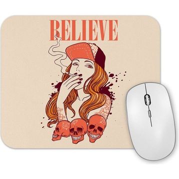 Baskı Dükkanı Believe Mouse Pad