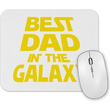 Baskı Dükkanı Best Dad in the Galaxy Mouse Pad