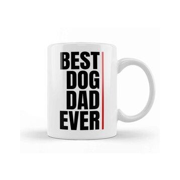 Baskı Dükkanı Best Dog Dad Ever 010 Kupa