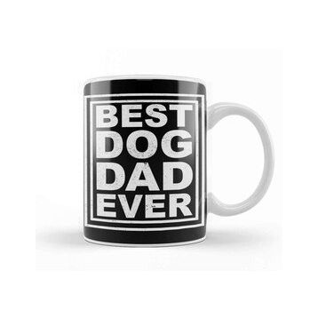 Baskı Dükkanı Best Dog Dad Ever 011 Kupa