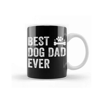 Baskı Dükkanı Best Dog Dad Ever 013 Kupa