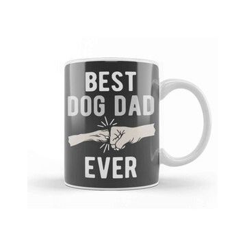 Baskı Dükkanı Best Dog Dad Ever 014 Kupa