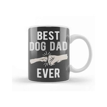 Baskı Dükkanı Best Dog Dad Ever 014 Kupa