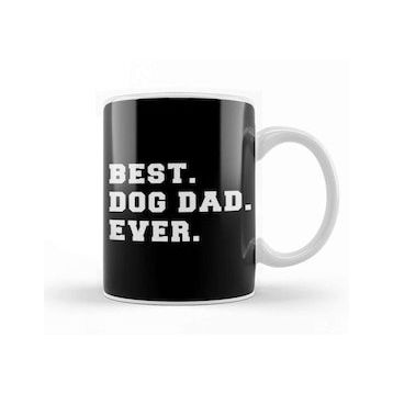 Baskı Dükkanı Best Dog Dad Ever 02 Kupa