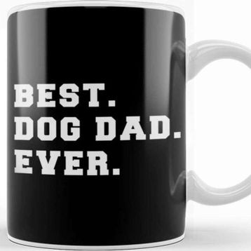 Baskı Dükkanı Best Dog Dad Ever 02 Kupa