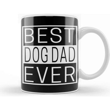 Baskı Dükkanı Best Dog Dad Ever 05 Kupa