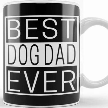 Baskı Dükkanı Best Dog Dad Ever 05 Kupa