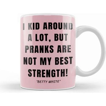 Baskı Dükkanı Betty White Quote Kupa