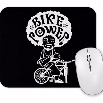 Baskı Dükkanı Bike Power Branco Mouse Pad