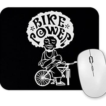 Baskı Dükkanı Bike Power Branco Mouse Pad