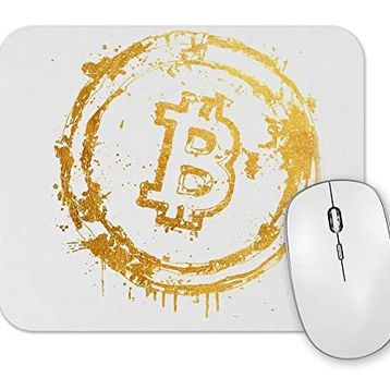 Baskı Dükkanı Bitcoin Colors Mouse Pad