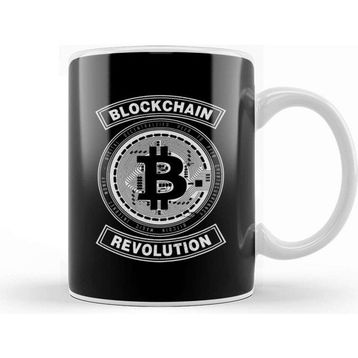 Baskı Dükkanı Bitcoin Revolution Blockchain 01 Kupa