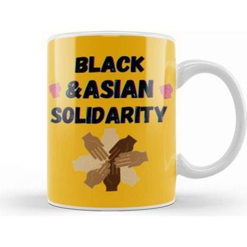 Baskı Dükkanı Black Asian Solidarity Stop Aapı Hate Kupa