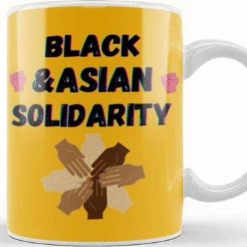 Baskı Dükkanı Black Asian Solidarity Stop Aapı Hate Kupa