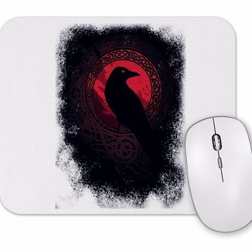 Baskı Dükkanı Black Crow Mouse Pad