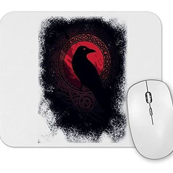 Baskı Dükkanı Black Crow Mouse Pad