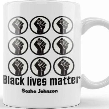 Baskı Dükkanı Black Lives Matter Sasha Johnson Kupa