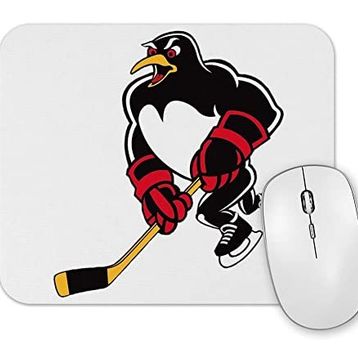 Baskı Dükkanı Black Pittsburgh Penguins Mouse Pad