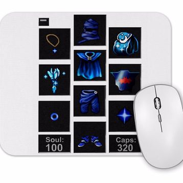 Baskı Dükkanı Blue Set Tibia Mouse Pad