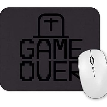 Baskı Dükkanı Blusa Game Over Mouse Pad