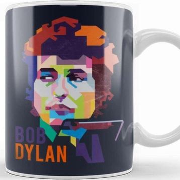 Baskı Dükkanı Bob Dylan in Pop Art Kupa