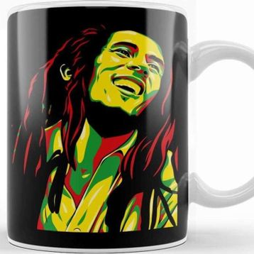 Baskı Dükkanı Bob Marley Hippie Art Kupa