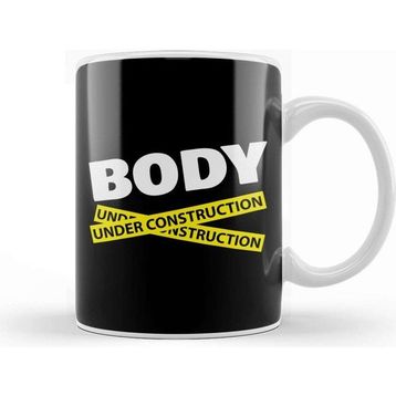 Baskı Dükkanı Body Under Construction Gym Inspiration Kupa