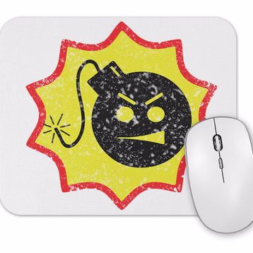Baskı Dükkanı Bom Bom Bomb Serious Sam Bomb Logo Mouse Pad