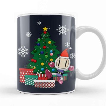 Baskı Dükkanı Bomberman Around the Christmas Tree Kupa