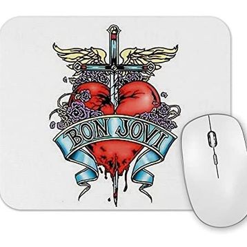 Baskı Dükkanı Bon Jovi Guns And Roses Poison Cinderella Skid Row Aerosmith Whitesnake Mouse Pad