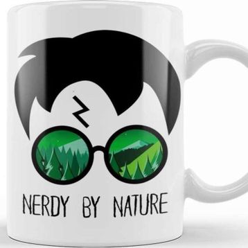 Baskı Dükkanı Book Lover Gift Ideas Nerdy By Nature Potter Head Kupa Bardak
