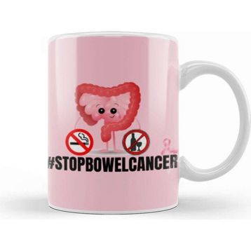 Baskı Dükkanı Bowel Cancer Awareness Da Bowel Cancer Awareness Month Kupa Bardak
