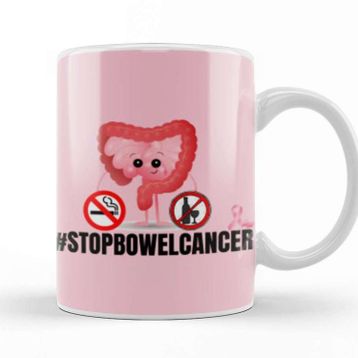 Baskı Dükkanı Bowel Cancer Awareness Da Bowel Cancer Awareness Month Kupa Bardak