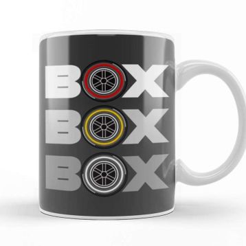 Baskı Dükkanı Box Box Box Kupa Bardak