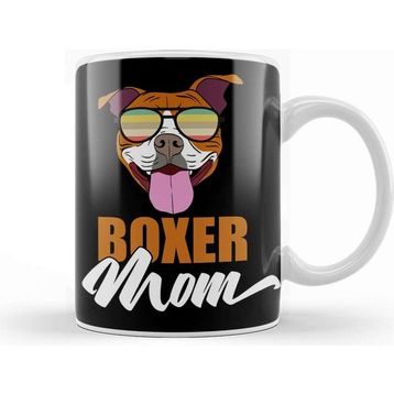 Baskı Dükkanı Boxer Mom Kupa