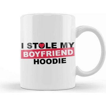 Baskı Dükkanı Boyfriend Hoodie Kupa Bardak