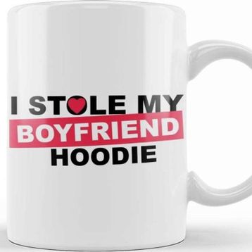 Baskı Dükkanı Boyfriend Hoodie Kupa Bardak