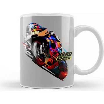 Baskı Dükkanı Brad Binder Low Poly Kupa Bardak