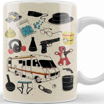 Baskı Dükkanı Breaking Bad Artifacts Breaking Bad Kupa Bardak
